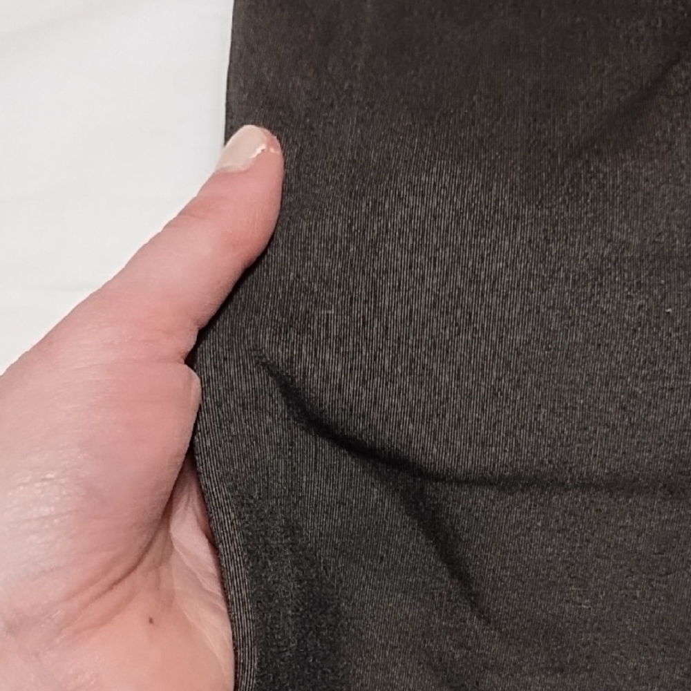 Women's Black Sheer Fleece-Lined Winter Tights - Picture 6 of 8